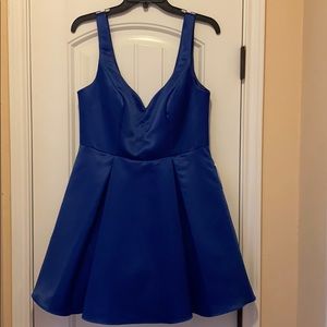 B. Darlin Blue semi formal dress